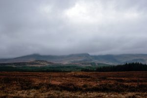 Landscape on the Isle of Skye in Scotland
