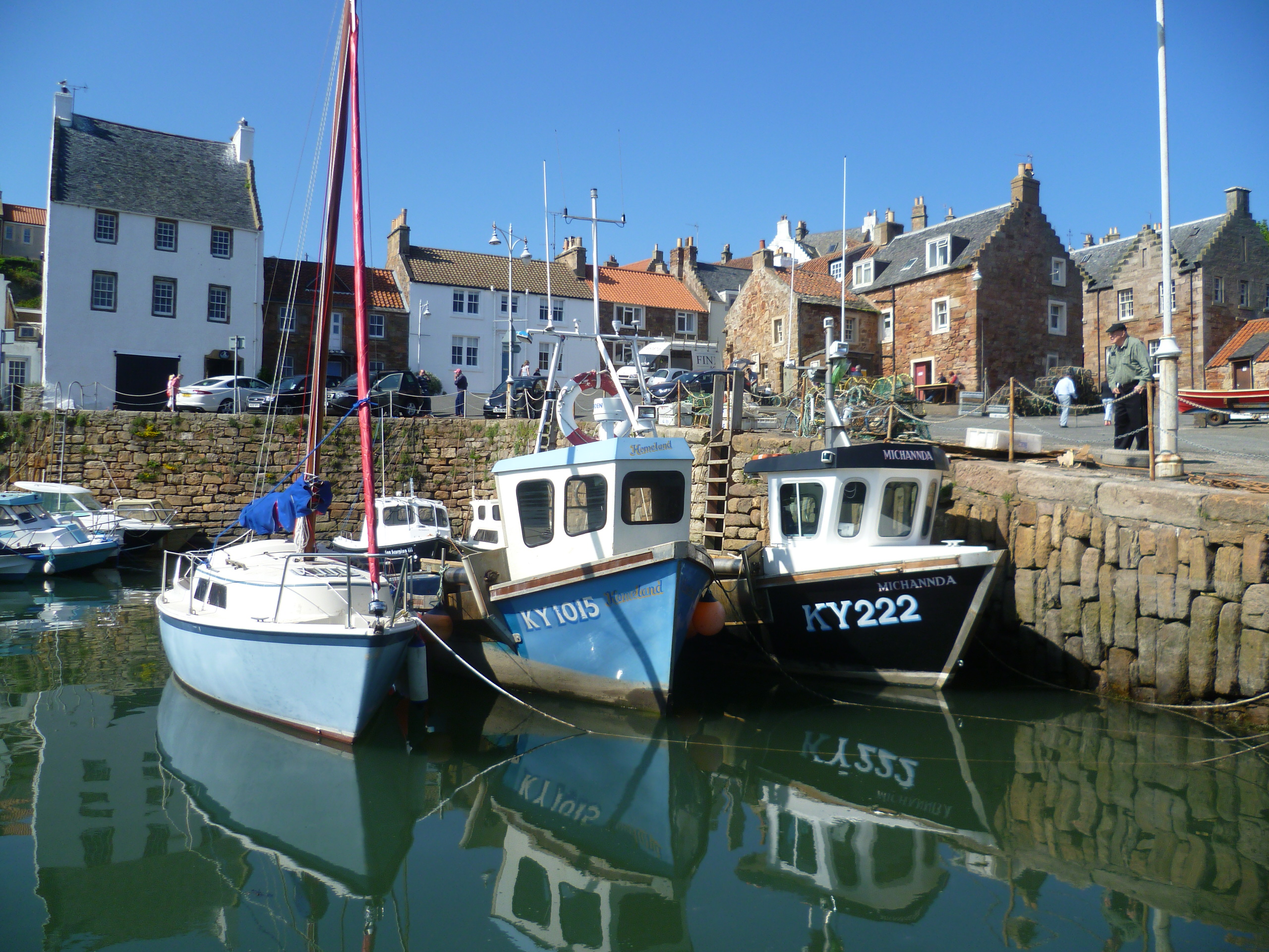 Crail harbour