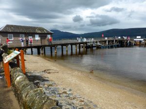 Luss pier on Loch Lomond