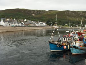 Fishing boats at Ullapool harbour